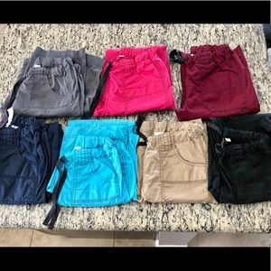 Dickies Cargo Scrub Pant XS Tall lot of 7 pair